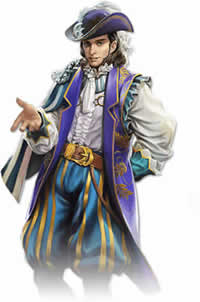 壮絶大航海-Age of Discovery-_男海賊　紫の羽織　青いズボン