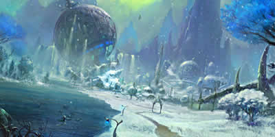 ICARUS ONLINE(イカロスオンライン)_氷に覆われた世界「パルナの地」に存在する３つのマップ、葦風の村・生命の湖・海賊団のアジト