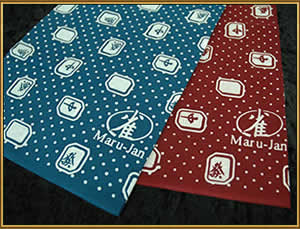 Maru-Jan、「Maru-Jan」特製本染め手ぬぐいの紅色･紺色2色セット