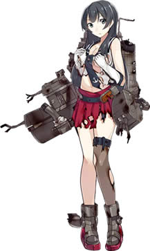 艦隊これくしょん、阿賀野型軽巡洋艦1番艦「阿賀野」中破・大破